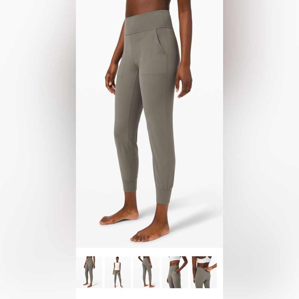 LULULEMON ALIGN HIGH RISE YOGA JOGGER SAGE SIZE 4